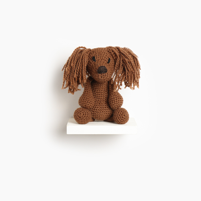 long, haired, dachshund, eds animals, edwards crochet, edwards menagerie, kerry lord